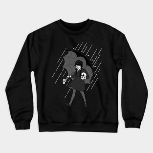 Salty Goth Girl Crewneck Sweatshirt